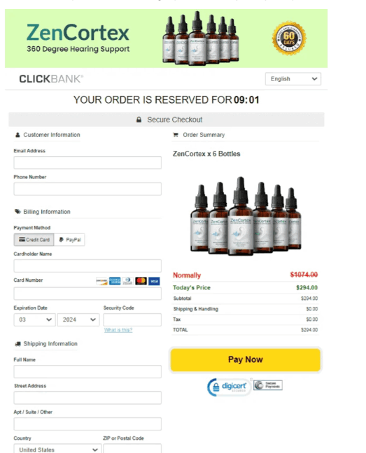 ZenCortex™ZenCortex™-Secure-Checkout